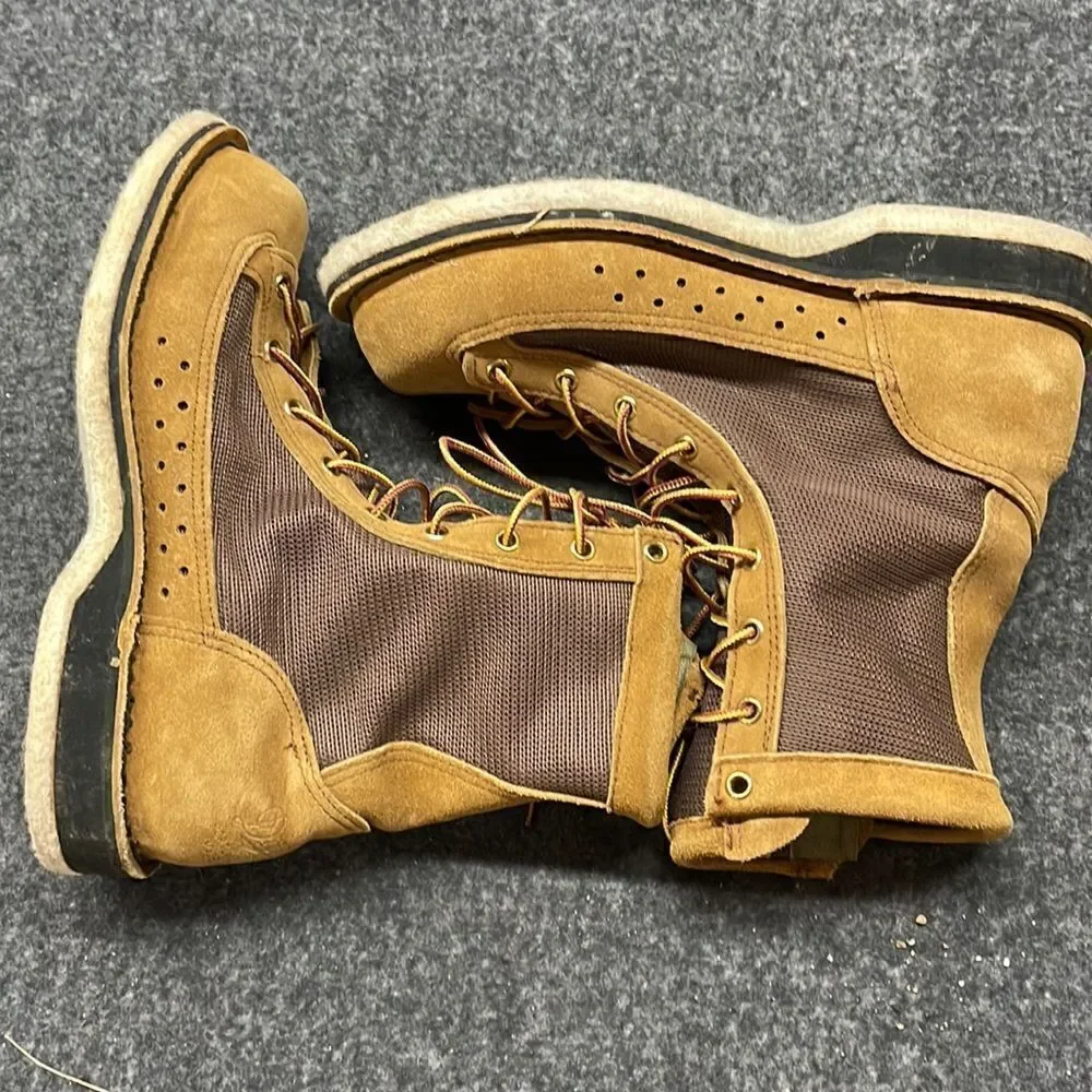 Vintage VTG Danner River Gripper Felt Bottom Fly Fishing Wading Boots Size 7